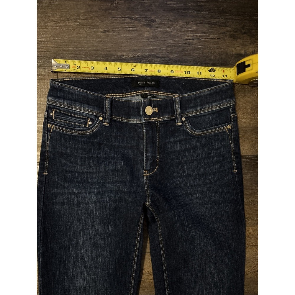 White House Black Market Jeans Women's 00R Boot Leg Stretch Denim Blue - Picture 5 of 9